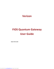 Frontier FiOS-G1100 User Manual