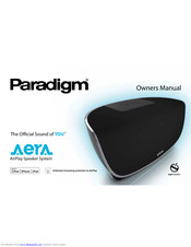 Paradigm Aera Owner's Manual