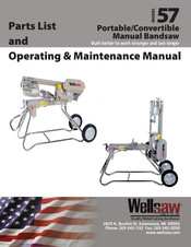 Wellsaw 57 Operating & Maintenance Manual