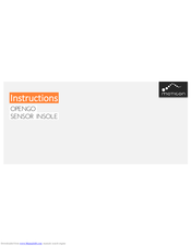 Moticon OpenGo Instructions Manual