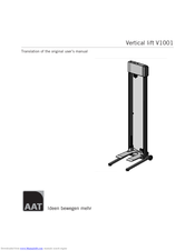 AAT V1001 Translation Of The Original User Manual