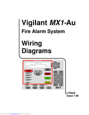 Tyco Vigilant MX1-Au Wiring Diagrams