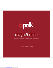 polk magnifi mini anleitung