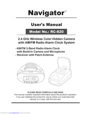 Navigator RC-820 User Manual