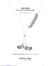 Happy Plugs EAR PIECE Manual And Warranty