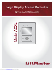 Chamberlain ACXL Installation Manual
