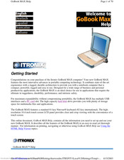 Itronix GoBook MAX Manual