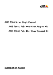 AXIS T8646 Installation Manual