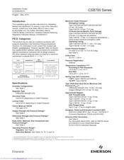 Emerson CSB704F Installation Manual