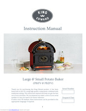 King Edward PB2FV Instruction Manual