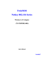 TwinMOS Netkey 73-TMWBG-001 Use Manual