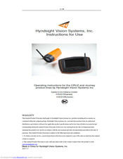 Hyndsight Vision Systems Journey series Instructions For Use Manual