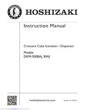 Hoshizaki DKM-500BAJ Instruction Manual