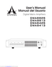 A SYSTEMS DMA8425 User Manual