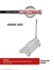 Motomaster 299-7003-2 Instruction Manual