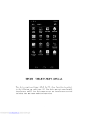 MobiNote TPC430 User Manual