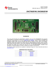 Texas Instruments DAC8562EVM User Manual