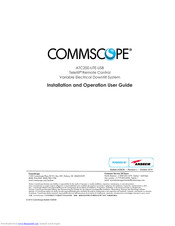 CommScope Teletilt ATC200-LITE-USB Installation And Operation User Manual