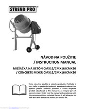 Strend Pro CMX16 Instruction Manual