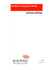 Sierra Wireless AirPrime AR7558 Hardware Integration Manual