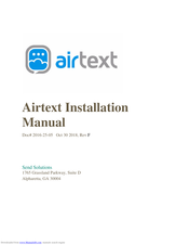 Send Solutions AirText+ Installation Manual