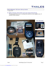 Thales MobileMapper CE Quick Setup Manual