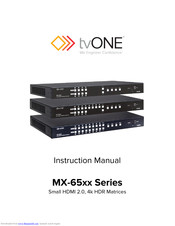 Tvone MX-6544 Instruction Manual