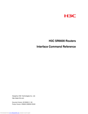 H3C SR6600 SPE-FWM Command Reference Manual