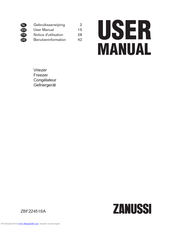 Zanussi ZBF22451SA User Manual