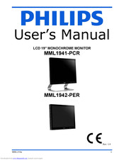Philips MML1942-PER User Manual