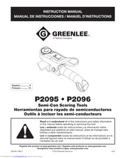 greenlee P2095 Instruction Manual