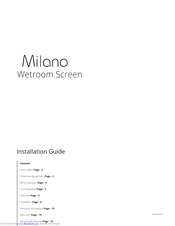 Milano SEPWR700 Installation Manual