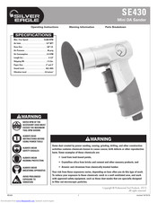 Silver Eagle SE430 Operating Instructions Manual
