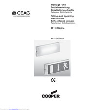 CEAG 6811 CGLine Fitting And Operating Instructions
