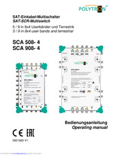 Polytron SCA 908- 4 Operating Manual