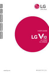 LG Verizon V10 User Manual