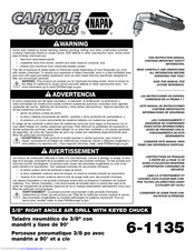 Carlyle Tools 6-1135 Instruction Manual