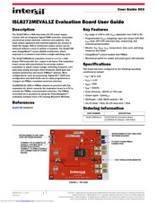 Intersil ISL8272MEVAL1Z User Manual