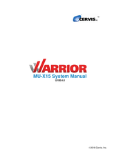 Cervis Warrior MU-X15 System Manual
