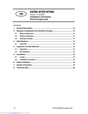 KERN NTEP Series Installation Information