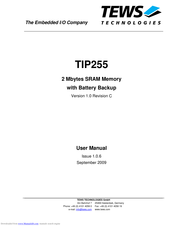 Tews Technologies TIP255 User Manual