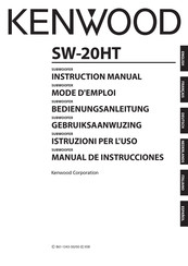 Kenwood SW-20HT Instruction Manual