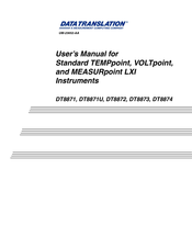 Data Translation DT8874 User Manual