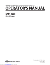 Kongskilde GXF 3205 P Operator's Manual