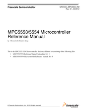 Freescale Semiconductor MPC5553 Reference Manual