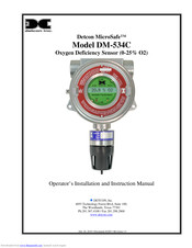 Detcon MicroSafe DM-534 Instruction Manual