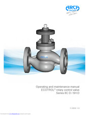 ARCA ECOTROL 8C7-P1 Operating And Maintenance Manual