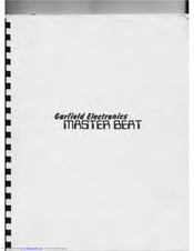 Garfield Electronics Master Beat Manual