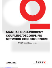 teseq CDN 3083-S200M User Manual