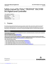 Fisher Fisher Fieldvue DLC3100 Safety Manual